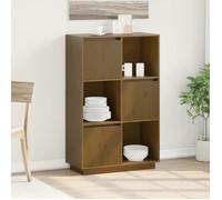 814367 vidaXL Buffet Marron miel 74x35x117 cm Bois massif de pin