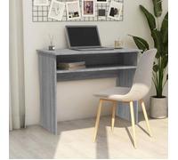 815463 vidaXL Bureau Sonoma gris 90x50x74 cm Bois d'ingénierie