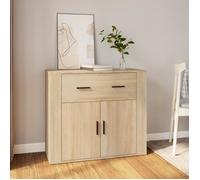 816571 vidaXL Buffet Chêne sonoma 80x33x70 cm Bois d'ingénierie