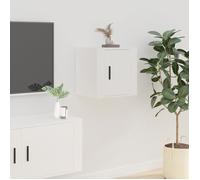 816640 vidaXL Meuble TV mural Blanc 40x34,5x40 cm
