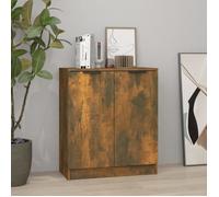 vidaXL Buffet 816982 – Chêne fumé 60x30x70 cm – Bois d'ingénierie