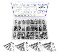 820 PCS Assortiment Vis, Assortiment Boulons écrous, Kit Boulons Et écrous | Boulon Inox, M3 M4 M5 M6 Boulons Et écrous Avec Boîte De Rangement, Boulon Et Ecrou Inox Pour Voitures Machine Réparation