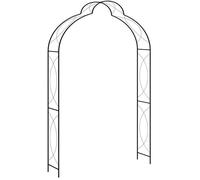 8219 Voûte de jardin Noir 150x34x240 cm - Arches de jardin pour Plantes Grimpantes et Rosiers -Fer