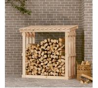 822427 vidaXL Support pour bois de chauffage 108x64,5x109 cm Bois de pin