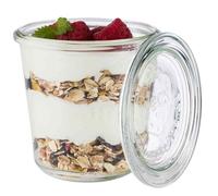 [82352] APS Bocal Weck avec couvercle, forme à retourner, 290 ml, x6
