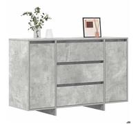 (8249)Commode - contemporain - Buffet rangement - Gris béton 120x41x75 cm Bois d'ingénierie ,poid:49.2 kg