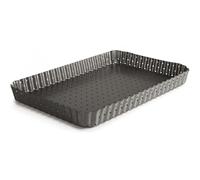 [835231] IBILI Moule Rectangulaire Acier Perforé 31x21 Noir