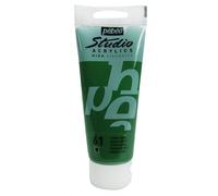 Pébéo Peinture acrylique Studio 837061 - Terre verte opaque - Tube 100 ml