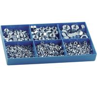 838796 Assortiment décrous M3 - M10 DIN 934 acier galvanisé 615 parties