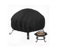 (85*40CM) 420d Oxford Cloth Round Fire Pit Cover, Suitable for Outdoor Barbecue Grill Stove Protection