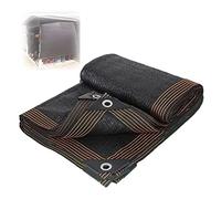 85% Filet d'ombrage, Voiles d'Ombrage pour Patio, 2x3m 3x4m 4x5m 6x6m 8x10m Tissu d'ombrage, Bâche en Maille pour Extérieur Serre Jardin Potager, Filet de Protection UV ( Color : Noir , Size : 6mx6m(1