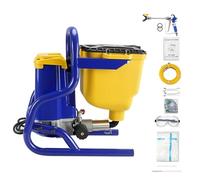 850 W Airless PulvéRisateur de Peinture,Pistolet à Peinture éLectrique Haute Pression sans Air,DéBit éLevé (2,1 L/Min),TréMie Grande Capacité (4,5 L) pour Une Utilisation IntéRieure et ExtéRieure