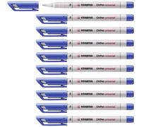 [852/41-10] STABILO Lot de 10 Feutres pour Transparent OHPen encre soluble Po...