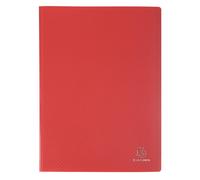 Exacompta Protège-Documents Opak A4 50 Pochettes antireflet Rouge