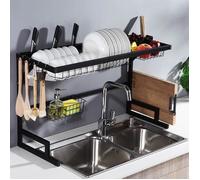 85cm Égouttoir A Vaisselle étagère Cuisine 85x51x31cm Acier Inox