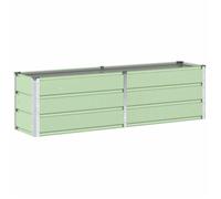 [8798138]Jardinière Surélevée - Bac pot de jardin Vert 160x40x45 cm Acier,Poids:6.72 Kg