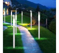 8er Set Ampoule à Enficher Solaire LED Jardin Éclairage Route Terrasse Extérieur