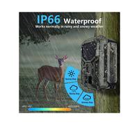 8K Hunting Camera HD Wildlife WIFI Monitor Infrared Night Vision Rugged and Waterproof Trail Camera for Outdoor Hunting