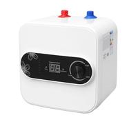 8L Chauffe-eau électrique, mini-réservoir d’eau chaude, chauffe-eau sous évier avec affichage LED, réservoir de chauffe-eau électrique réglable de 30-65°C, pour évier de cuisine, salle de bain