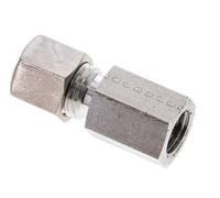 8L & M12x1.5 en acier inoxydable Raccord à compression droit avec filetage femelle 315 bar ISO 8434-1