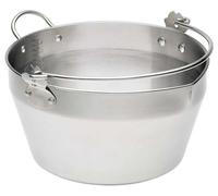8Ltr Acier inoxydable Jam / Maslin Pan