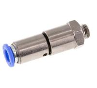 8mm & G1/8'' Quick Swivel Joint Push-In-Male Threads Laiton nickele/PBT NBR Rotatif