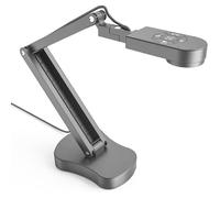 8Mp Visualiseur & Usb Camera De Documents Pour Les Enseignants Avec Micro, Lumière Led À 3 Niveaux, Inversion D'Image Haut Et Bas,