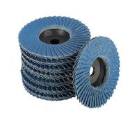 8pcs Disques abrasifs à lamelles - Meulage et polissage Grains 40 60 80 120 - Pour métal acier et bois - Ø 76 mm x 10 mm