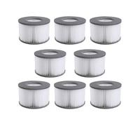 8pcs Filtre Spa Lite pour mspa,Filtre pour mspa Lite, pour MSPA Whirlpoal Filter - Cartouches filtrantes pour sous - Bateaux et Spa Chauds - Modèle à