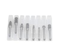 8PCS Fraises en Carbure de Tungstène Ensemble de Limes Rotatives Haute Performance Durable Sculpture sur Bois Outils de Travail du Métal pour Fonte Acier Laiton Carreaux de