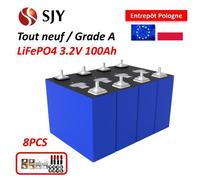 8pcs LiFePO4 batterie 3.2v 100ah