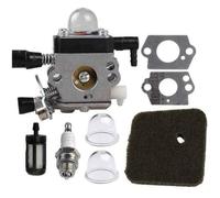 8pcs STIHL FS38 HL45 HS45 KM55 FC55 FS45 FS46C C1Q-S186 Bougie d'allumage Filtre Filtre Filtre à huile Kit de coupelle