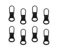 8pcs Tirette Fermeture Éclair, Tirette Fermeture Eclair Remplacement Détachables Tirette Remplacement Poignée Curseur Remplacement pour Vêtements Sac à Dos Vestes Pantalons Bagages (Noir)