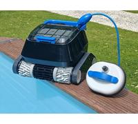 Robot piscine sans fil extérieur à la piscine 8STREME 7311M-V2 | Brosses mixtes PVC + mousse| Avec Batterie Flottante et chargeur | Jusqu'à 120 minutes | Pour Piscines jusqu'à 10x5m