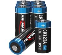8x ANSMANN CR123A pile au lithium 3V - pile haute performance (8 pièces)