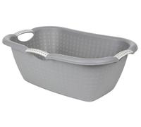 8x Bac à linge Ergonomica 27L Boîte de collection Panier plastique Vêtements Soft Touch