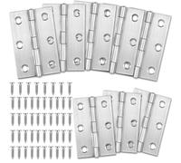 8x Charniere Porte en Inox,Charniere Invisible Porte Placard Piano | Charnière Invisible,75 mm × 50 mm,Charnières Pliantes de Quincaillerie de Meubles de Maison