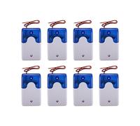 8X Filaire Strobe Avertissement Sirène Durable 12 V Son Alarme Clignotante Son Son Siren Corne Système D'Alarme de Sécurité à Domicile 115Db
