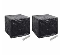 Vidaxl Housse De Réservoir D'eau De Jardin 2pcs 8 ?illet 116x100x120cm
