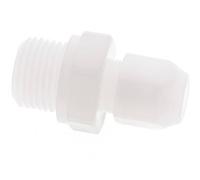 8x10mm & G1/2'' PVDF Raccord droit pour tuyau avec filetage mâle 10bar/145psi