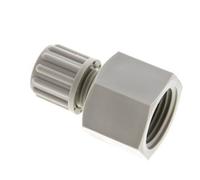 8x6mm & G1/2'' PP Raccord à compression droit avec filetage femelle 10 bar