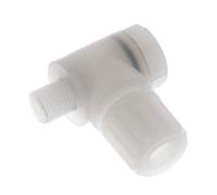 8x6mm & G1/8'' PVDF Raccord à compression coude avec filetage mâle avec boulon banjo 10 bar