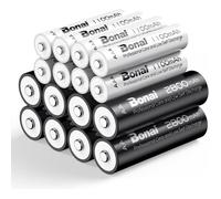 8xAA et 8xAAA 2800/1100mAh Piles Rechargeables,1.2V Ni-MH Accu HR3 et HR6 Rechargeables,Batteries Grande
