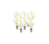 : 9 ampoules LED filament E14 à intensité variable - 4 W - 470 lm - Blanc chaud
