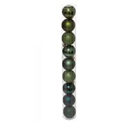 Feeric Lights & Christmas – Boules de Noël Colorama 6 cm – Lot de 9 Olive