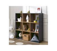 9 Cases De Rangement Effet Bois Tom & Apolline Ardoise TU