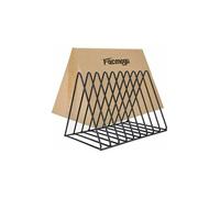 9 Emplacements Support De Rangement Pour Disques Vinyles Pour Un Bureau Une Noir Étagère