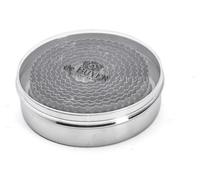 9 emporte-pièces ronds, en silicone, gris, 13,9 cm