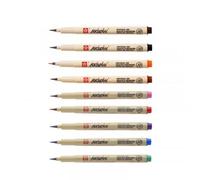 9 Feutres Pigma Micron Brush Sakura Pointe Pinceau Assortiment Couleur