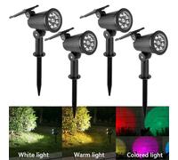 9 LED Spot solaire extérieur étanche projecteurs solaire jardin lumières paysage éclairage décoration voie pelouse lampe 1PCS